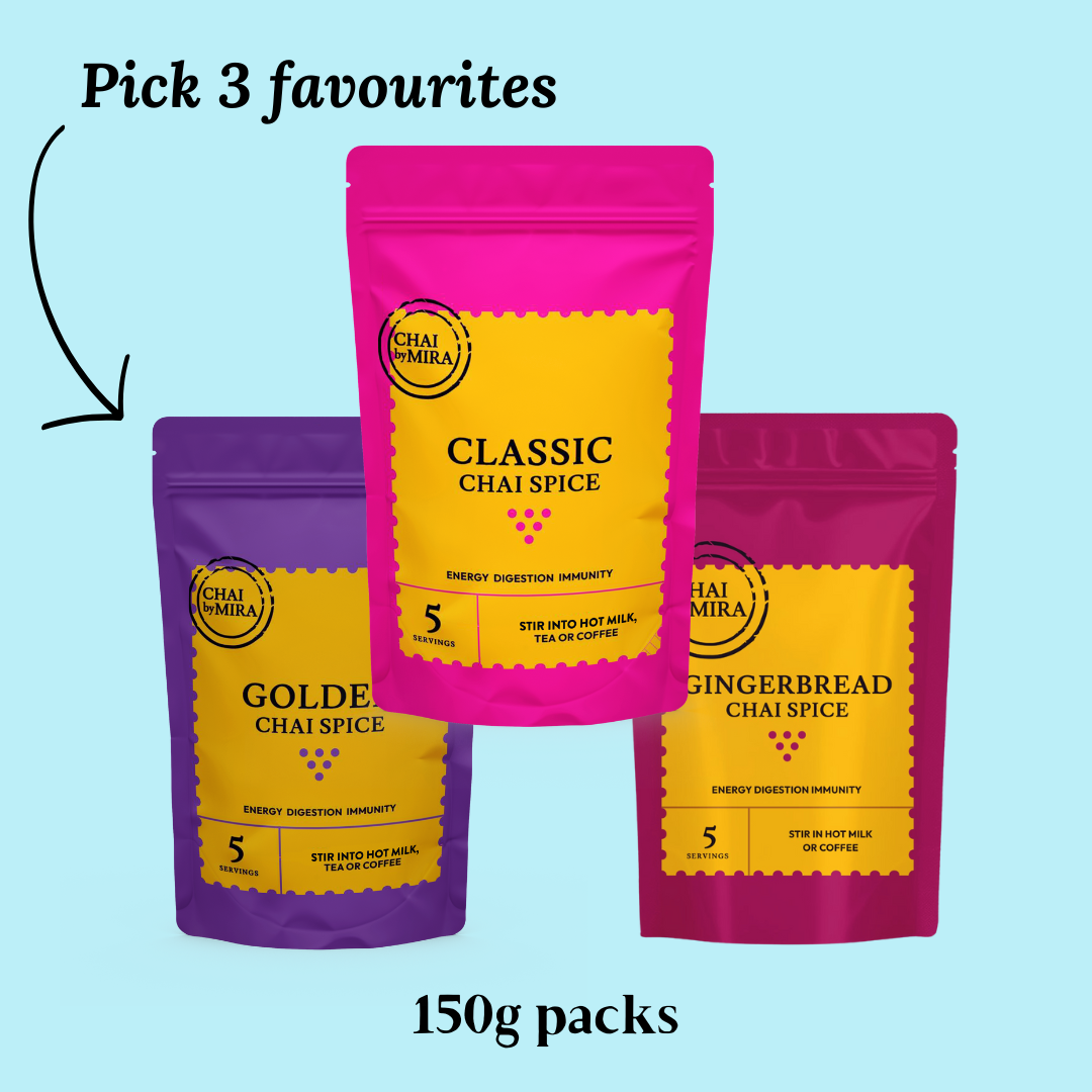 bundle of 3 (150g) (classic/golden/gingerbread)